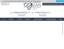 Tablet Screenshot of drdarian.com